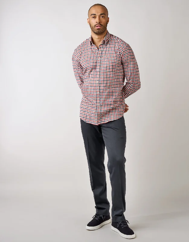 Ohope Red & Blue Check Flannel Shirt