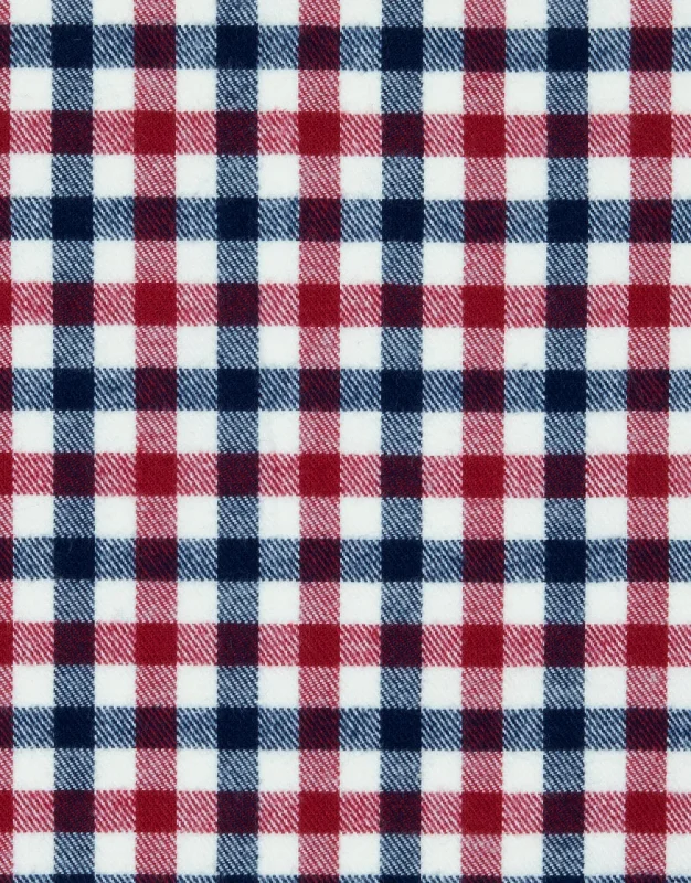 Ohope Red & Blue Check Flannel Shirt