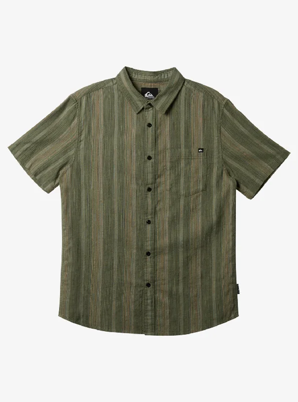 Pyke Classic Short Sleeve Shirt - Sea Spray Slub Chambray