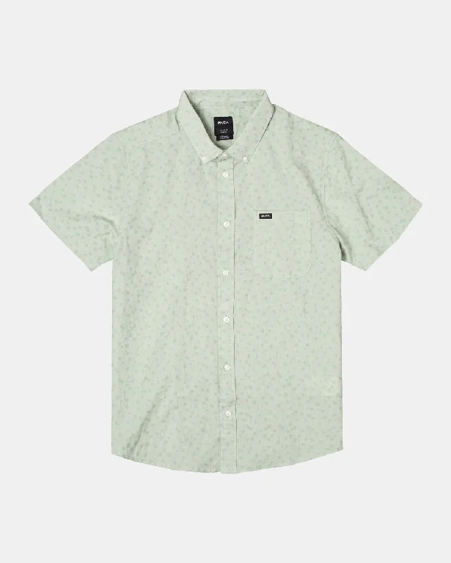 That'll Do Dobby Short Sleeve Shirt - Blue Haze