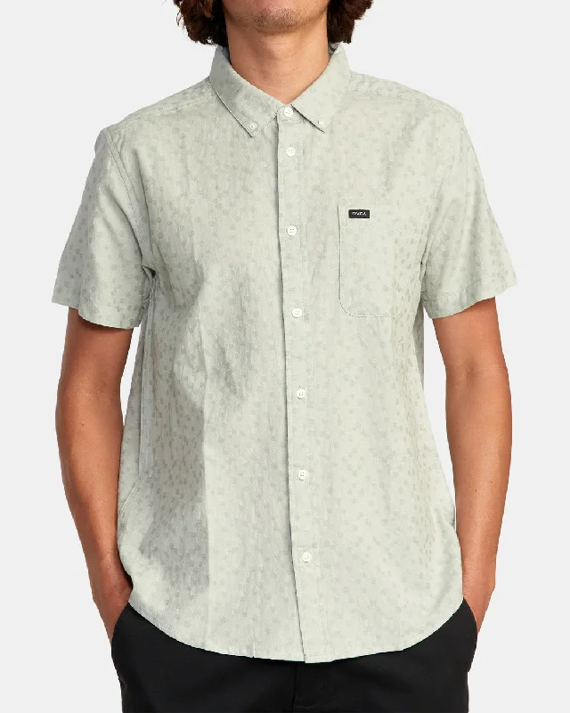 That'll Do Dobby Short Sleeve Shirt - Blue Haze