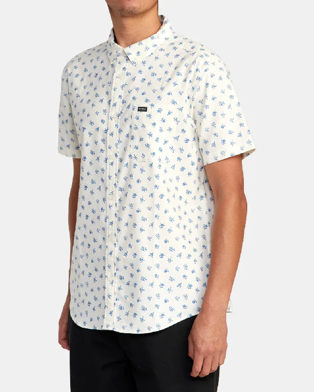 That'll Do Slim Fit Short Sleeve Shirt - Off White