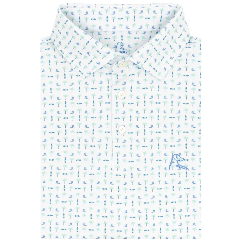 The Barrel | Performance Polo | The Barrel - White