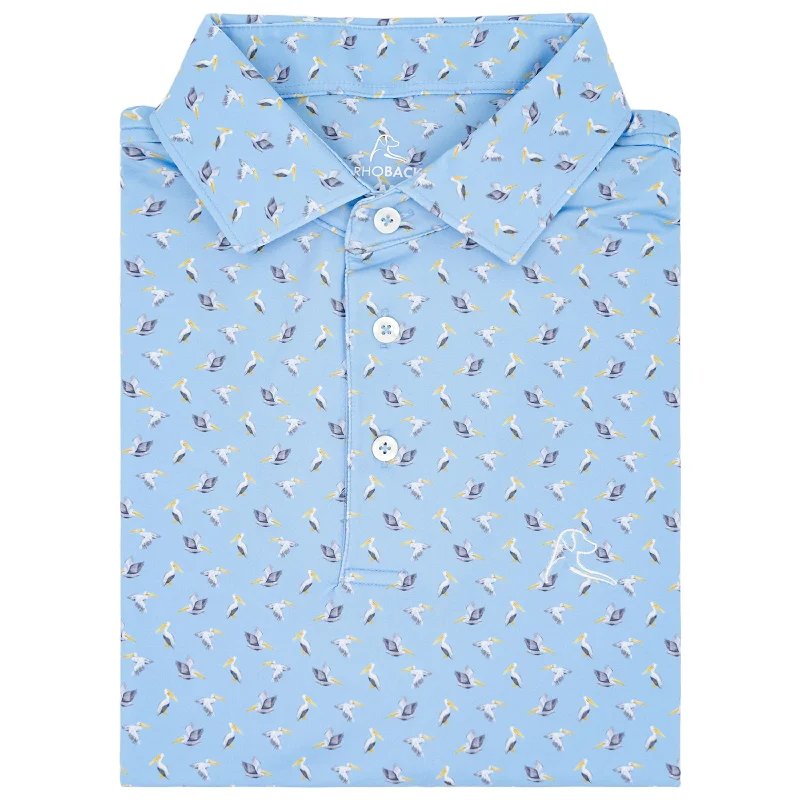 The Pelly | Performance Polo | The Pelly - Air Blue