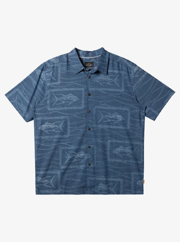 Waterman Reef Point Shirt - Ensign Blue Reef Point Woven