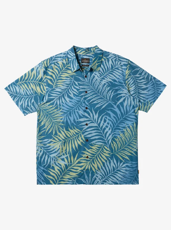 Waterman Wild Fern Shirt - Blue Steel Wild Fern Woven