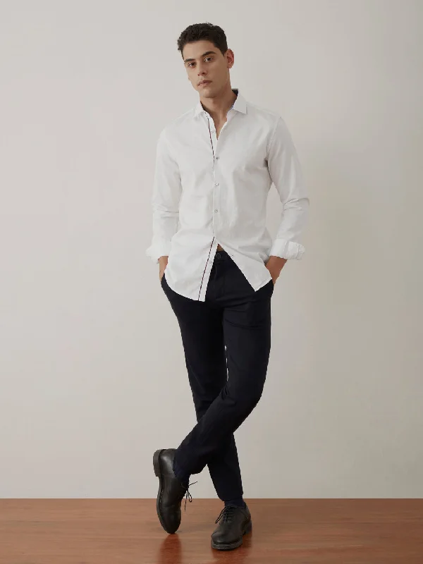 White Plain Cotton Shirt