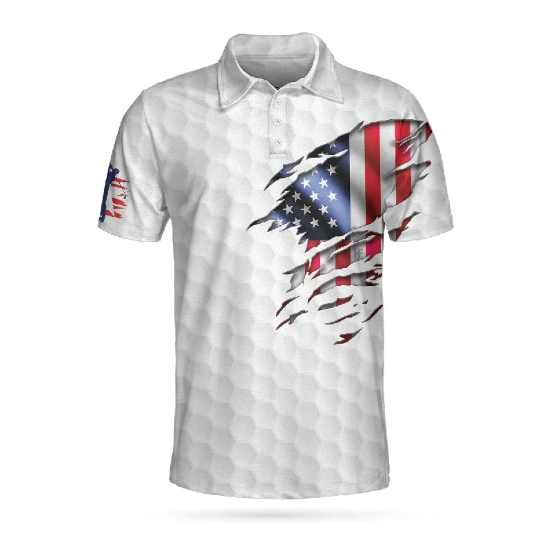 Yes I Do Have A Retirement Plan Golf Polo Shirt, Golf Pattern Ripped American Flag Polo Shirt, Best Golf Shirt For Men Coolspod