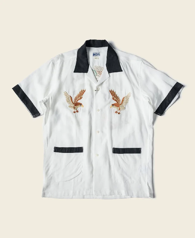 1950s Air Force Base Souvenir Shirt - White