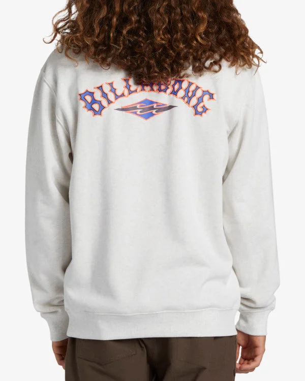 Billabong Short Sands Crew Sweatshirt-Oatmeal Heather