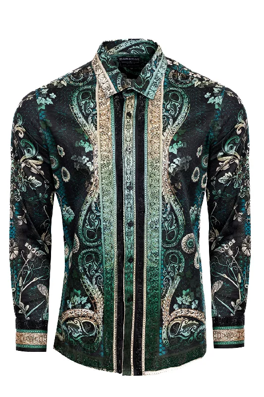 Lively Fancy Rhinestone Long Sleeve Shirt