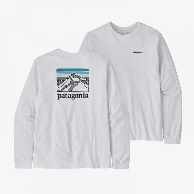 Men's Long-Sleeved Line Logo Ridge Responsibili-Tee