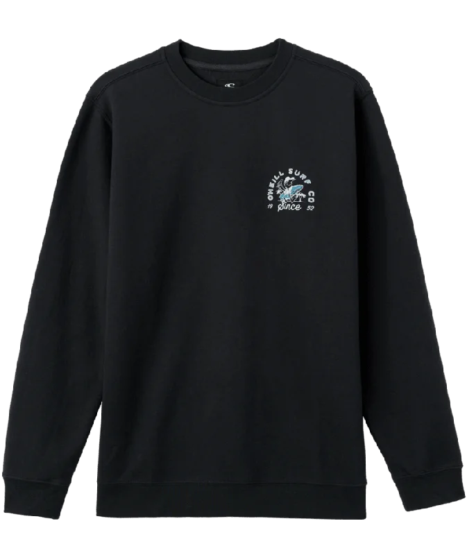 O'Neill Fifty Two Crew Sweatshirt-Dark Charcoal