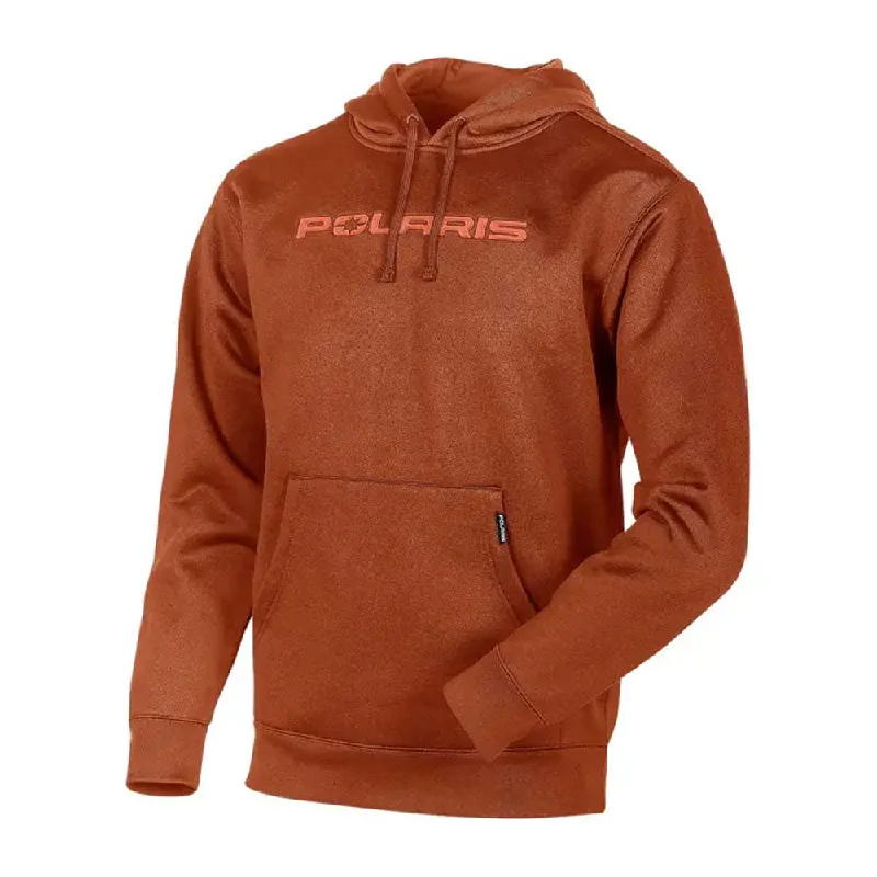 Polaris  Men's Staple Hoodie Warm Soft Comfortable Cotton Blend Rust