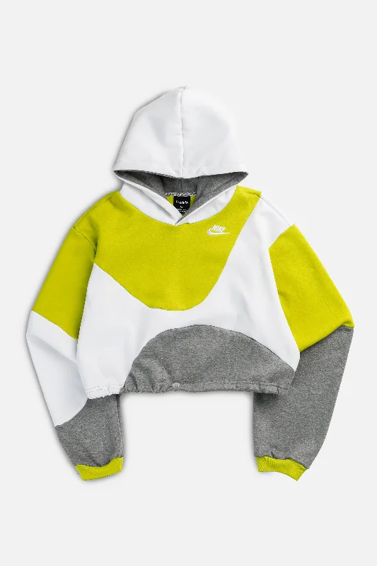 Rework Nike Wave Crop Sweatshirt - L