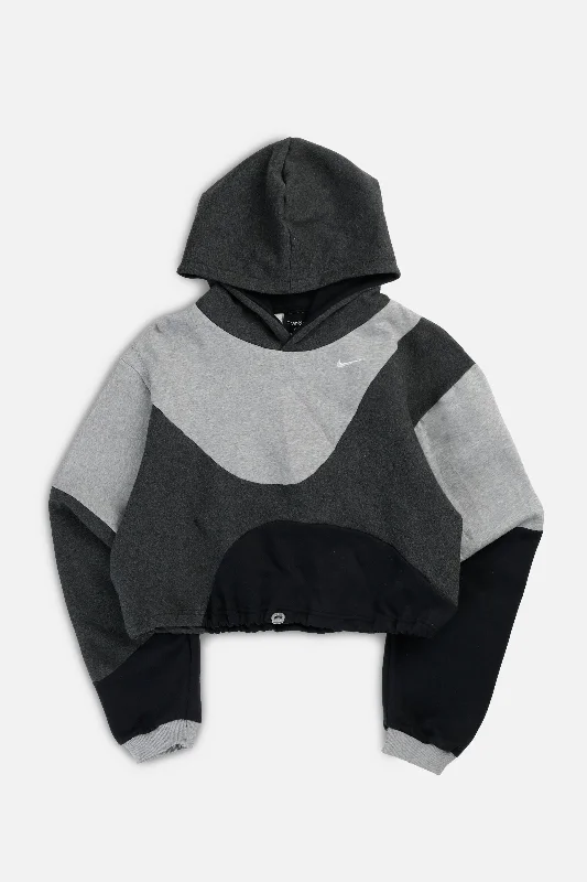 Rework Nike Wave Crop Sweatshirt - L