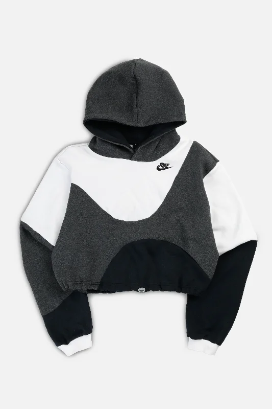 Rework Nike Wave Crop Sweatshirt - S