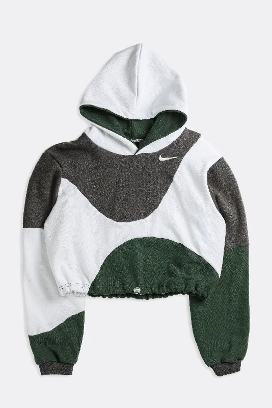 Rework Nike Wave Crop Sweatshirt - S