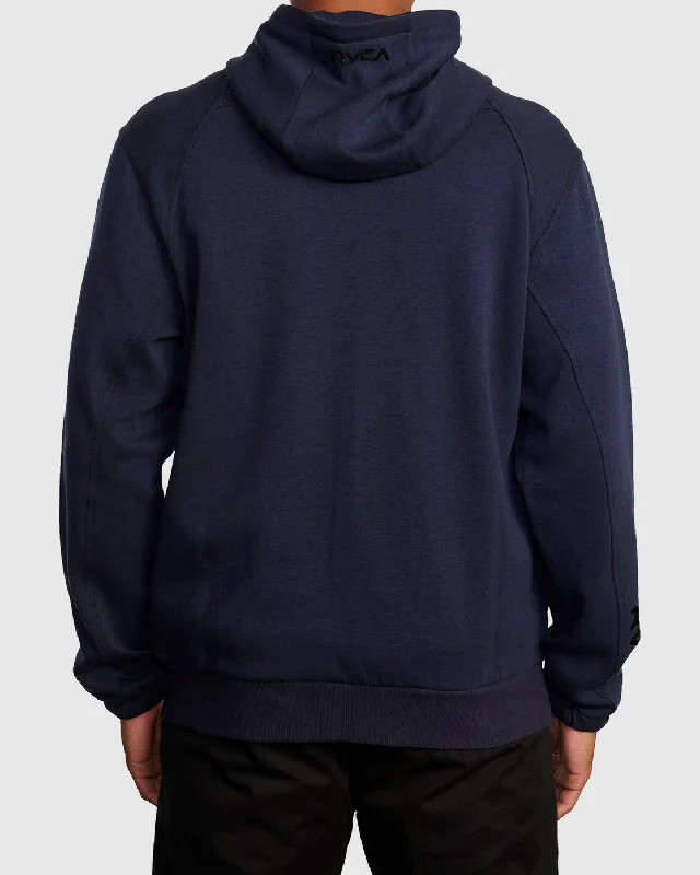 Tech Zip-Up Fleece Hoodie II - Navy