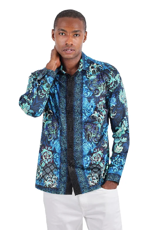 Westerly Tiger Rhinestone Long Sleeve Shirt