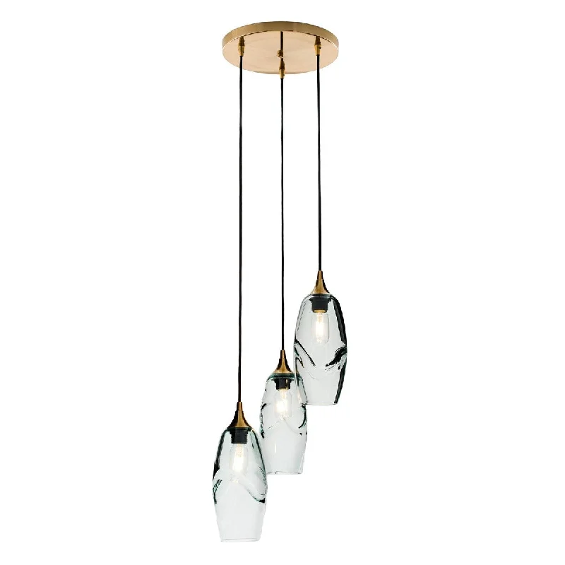 Chandeliers with Metal Frames in Copper FinishChandeliers with Metal Frames in Copper Finish147 Swell: 3 Pendant Cascade Chandelier - N/A Chandeliers with Metal Frames in Copper FinishChandeliers with Metal Frames in Copper Finish147 Swell: 3 Pendant Cascade Chandelier - N/A