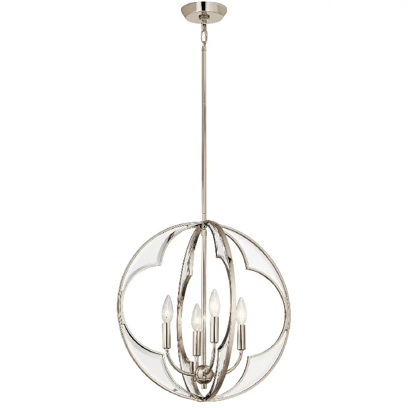 Bohemian - Style Beaded Chandeliers for Eclectic DecorBohemian - Style Beaded Chandeliers for Eclectic DecorMontavello - chandelier 4lt - 43096PN