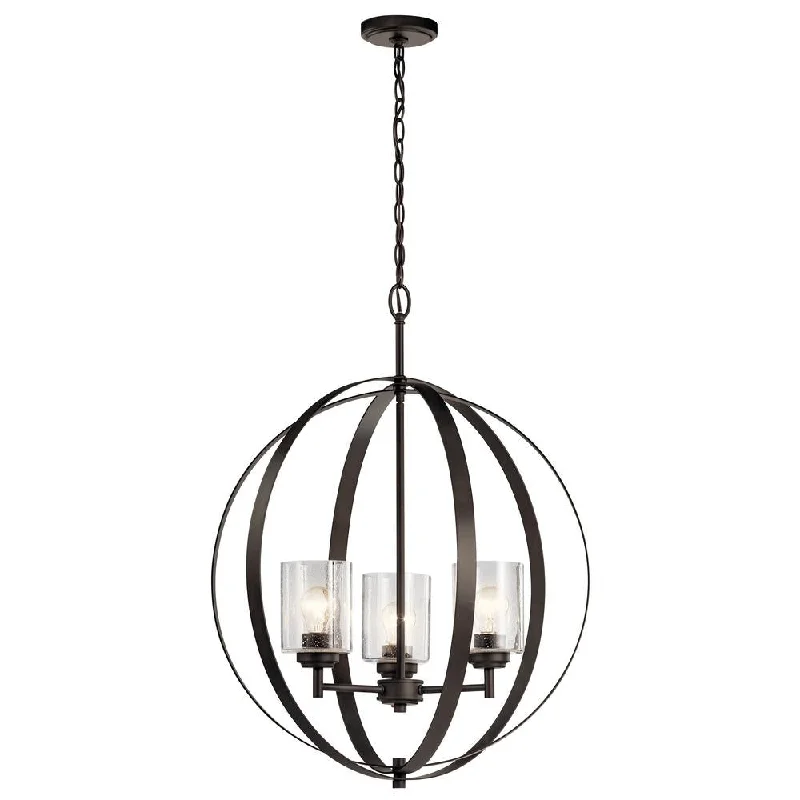 Chandeliers with Murano Glass for a High - End Artistic TouchChandeliers with Murano Glass for a High - End Artistic TouchWinslow - Chandelier 3Lt - 44034OZ