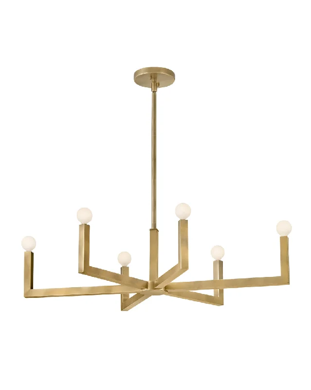 Mid - Century Modern Chandeliers for Vintage AppealMid - Century Modern Chandeliers for Vintage AppealEzra INDOOR - Six Light Linear - 45048HB