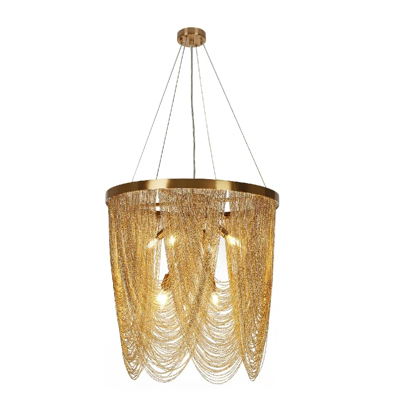Chandeliers for Dining Rooms to Set the Mood for MealsChandeliers for Dining Rooms to Set the Mood for Meals7-Light Chain Tassel Chandeliers