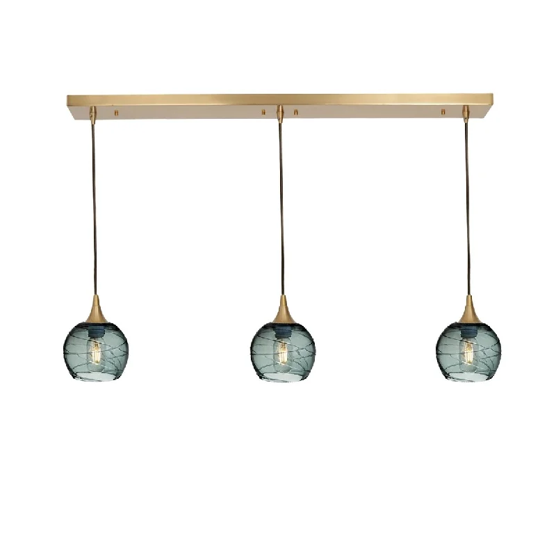 Slate Gray / Polished Brass