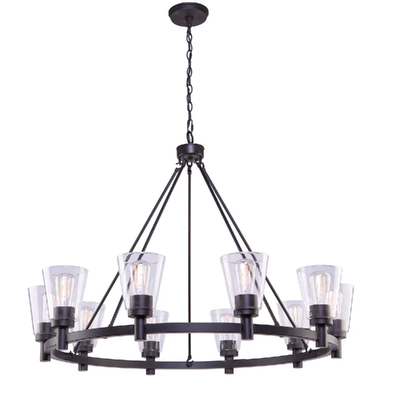 Chandeliers with Adjustable Height for Custom InstallationChandeliers with Adjustable Height for Custom InstallationClarence - AC10760OB - chandelier
