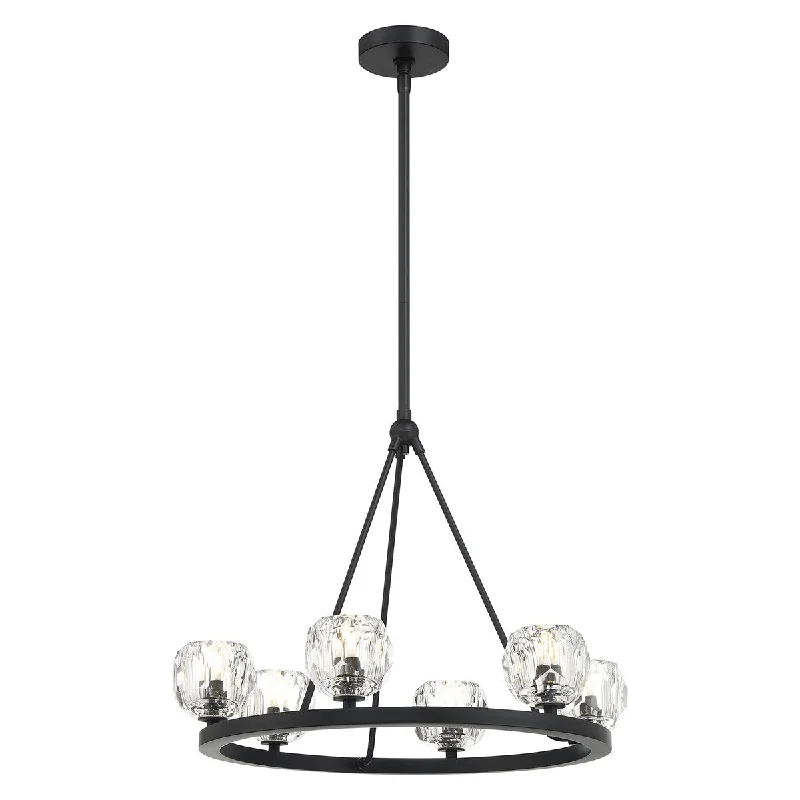Chandeliers with Adjustable Height for Custom InstallationChandeliers with Adjustable Height for Custom InstallationAragon 6 Light Matte Black Chandelier Chandeliers with Adjustable Height for Custom InstallationChandeliers with Adjustable Height for Custom InstallationAragon 6 Light Matte Black Chandelier