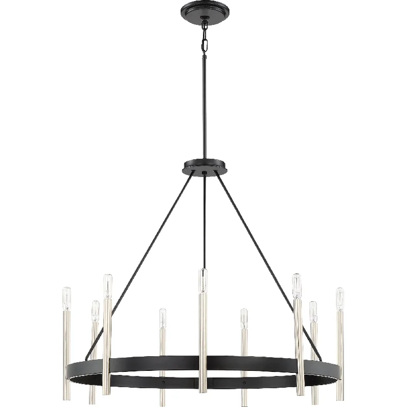 Chandeliers with Dimmable Lights for Ambiance ControlChandeliers with Dimmable Lights for Ambiance ControlAnthem - 9lt Chandelier Mystic Black - ATH5009K