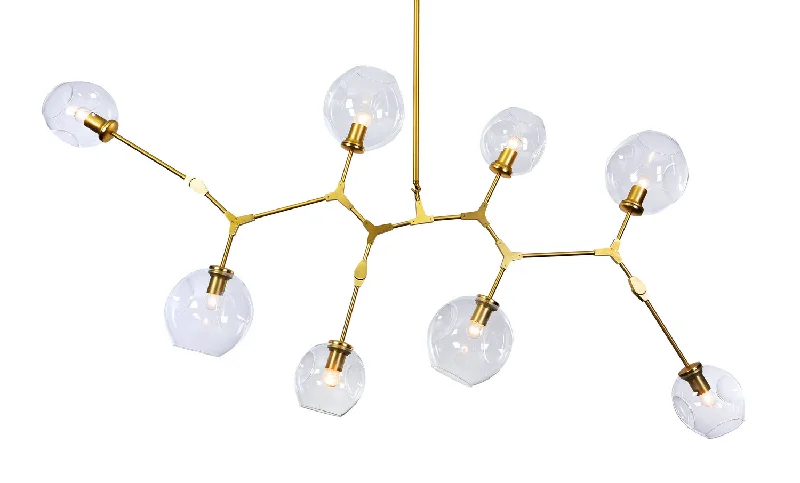Minimalist Chandeliers for Sleek and Simple InteriorsMinimalist Chandeliers for Sleek and Simple InteriorsBethel International MA11XG Chandelier Light - Gold