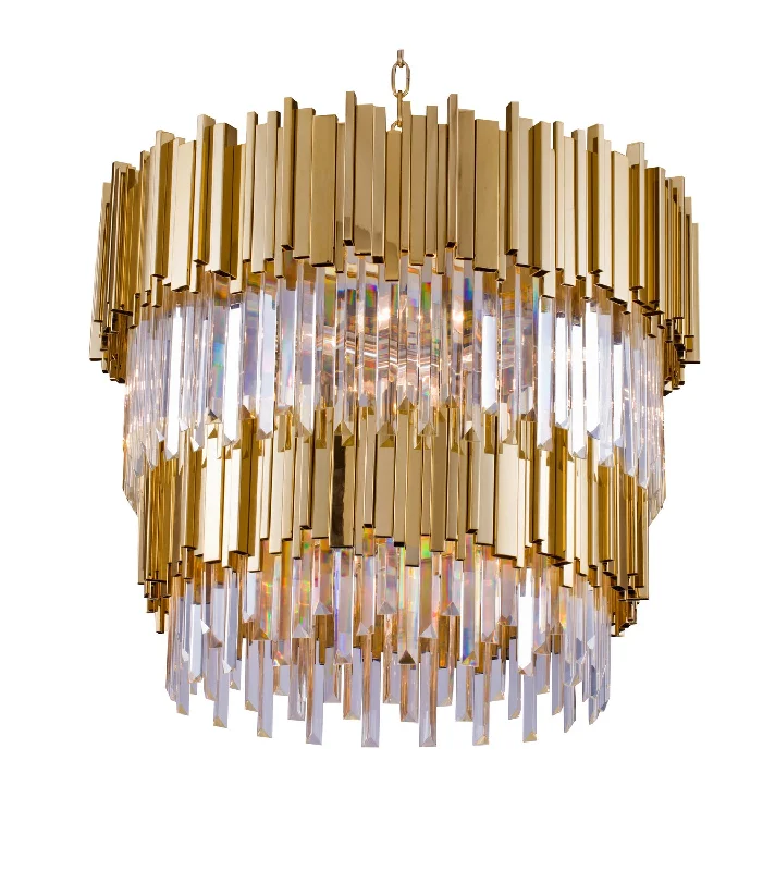 Chandeliers with Adjustable Arms for Directional LightingChandeliers with Adjustable Arms for Directional LightingBethel International MU10-3 Chandelier Light - Gold