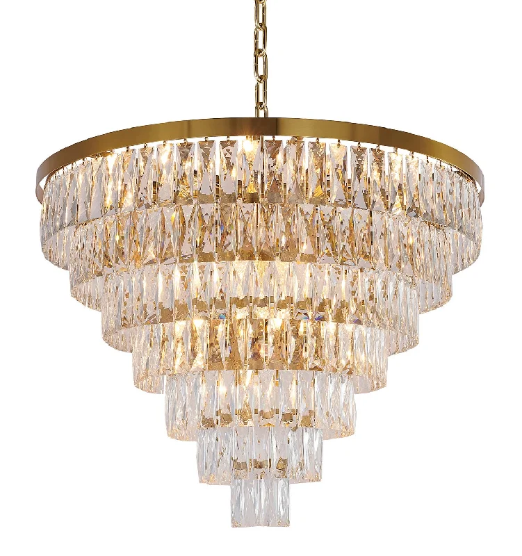 Rustic Wood Chandeliers for Country - Style HousesRustic Wood Chandeliers for Country - Style HousesBethel International OC45C32G Chandelier Light - Gold