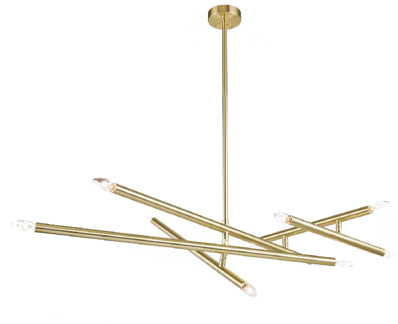 Chandeliers with Sputnik - Style Design for a Futuristic VibeChandeliers with Sputnik - Style Design for a Futuristic VibeBethel International SH03C Chandelier Light - Brass