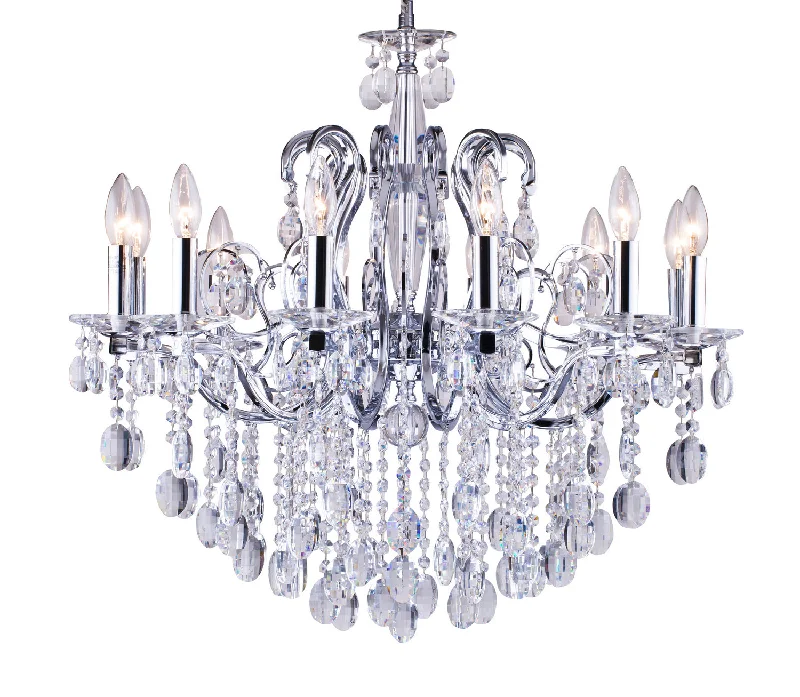 Ceiling - Mounted Chandeliers for Standard CeilingsCeiling - Mounted Chandeliers for Standard CeilingsBethel International TD15CH Chandelier Light - Chrome