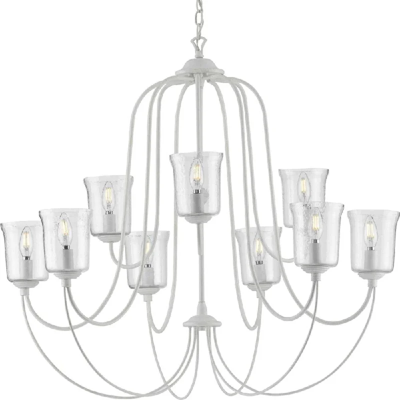 Chandeliers with Candle - Style Bulbs for a Classic AestheticChandeliers with Candle - Style Bulbs for a Classic AestheticBowman Collection Nine-Light Cottage White Clear Chiseled Glass Coastal Chandelier Light Chandeliers with Candle - Style Bulbs for a Classic AestheticChandeliers with Candle - Style Bulbs for a Classic AestheticBowman Collection Nine-Light Cottage White Clear Chiseled Glass Coastal Chandelier Light