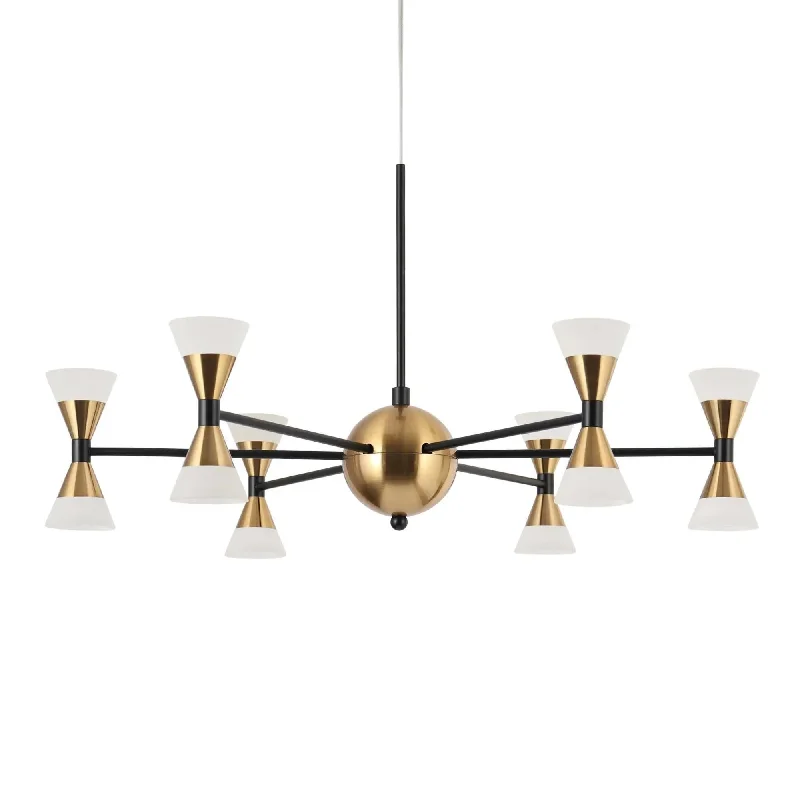 Chandeliers with Colored Glass for a Splash of ColorChandeliers with Colored Glass for a Splash of ColorCepeaul 1-Light Medium Black LED Chandelier Chandeliers with Colored Glass for a Splash of ColorChandeliers with Colored Glass for a Splash of ColorCepeaul 1-Light Medium Black LED Chandelier