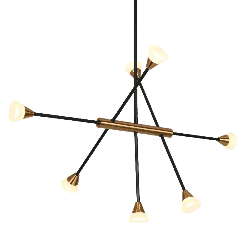 Chandeliers with Metal Frames in Gold FinishChandeliers with Metal Frames in Gold FinishCepeaul 7-Light Large Black LED Chandelier Chandeliers with Metal Frames in Gold FinishChandeliers with Metal Frames in Gold FinishCepeaul 7-Light Large Black LED Chandelier
