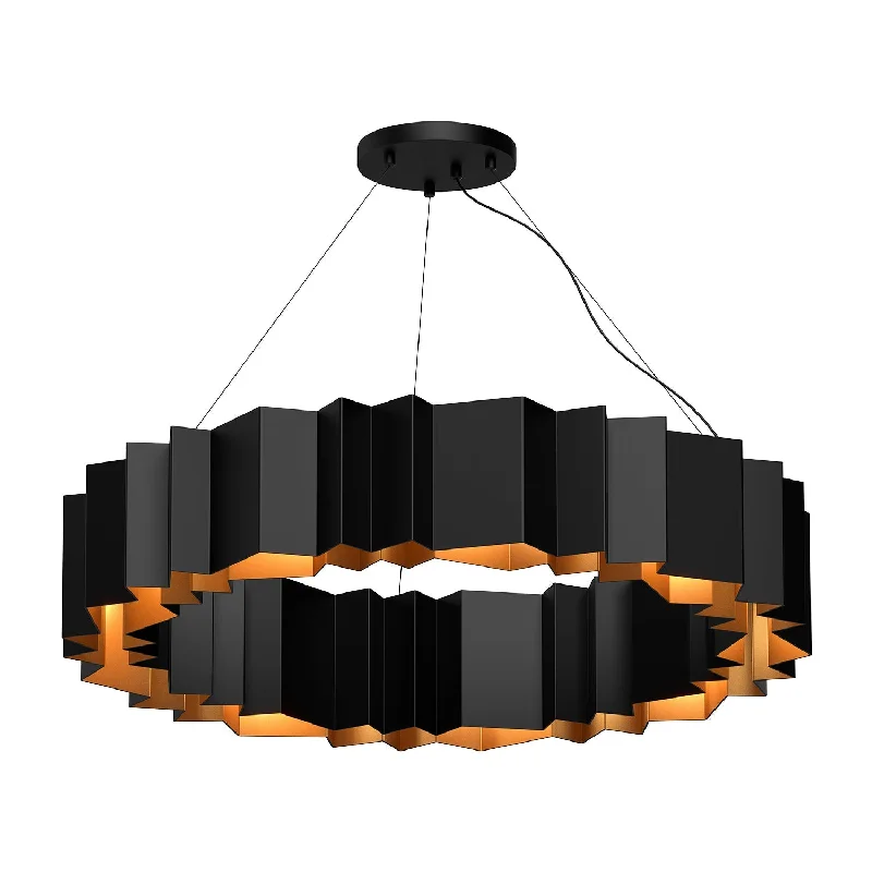 Large Chandeliers for Grand Halls and FoyersLarge Chandeliers for Grand Halls and FoyersAkira - 12lt Chandelier - CH58040-BK/GD