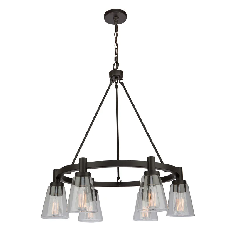 Industrial Iron Chandeliers for Loft - Inspired SpacesIndustrial Iron Chandeliers for Loft - Inspired SpacesClarence 6-Light Chandelier