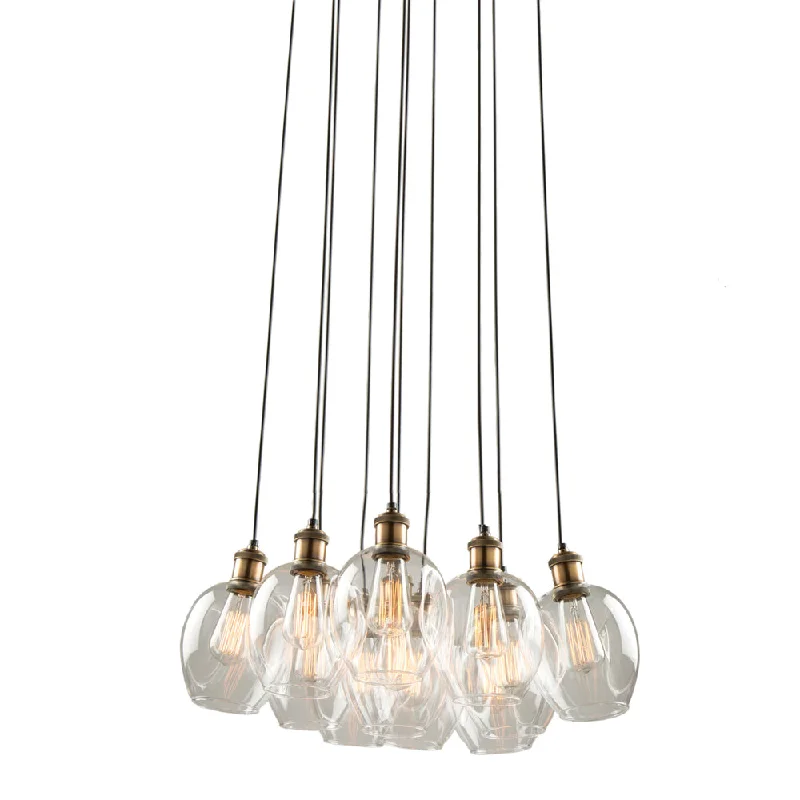 Chandeliers with Metal Frames in Gold FinishChandeliers with Metal Frames in Gold FinishClearwater 10-Light Chandelier
