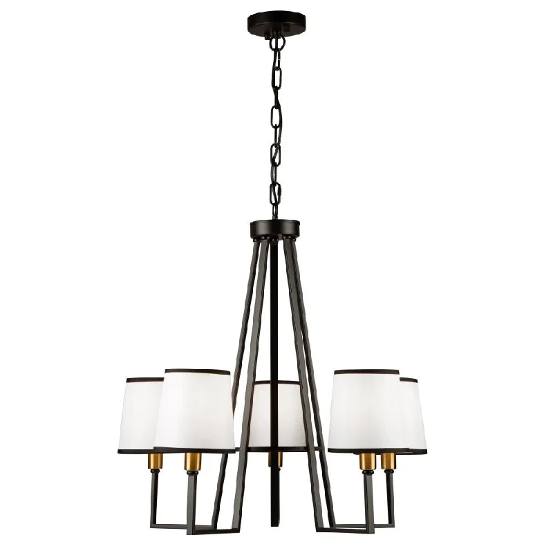 Mini Chandeliers for Adding Charm to Small SpacesMini Chandeliers for Adding Charm to Small SpacesCoco 5 Light Chandelier Black and Gold