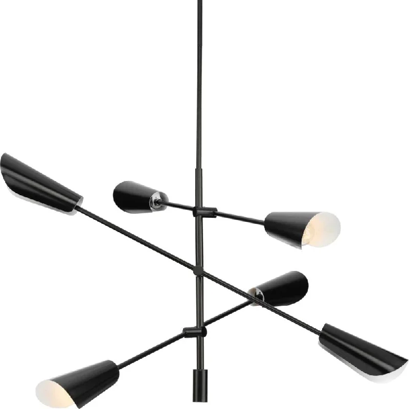 Chandeliers with Colored Glass for a Splash of ColorChandeliers with Colored Glass for a Splash of ColorCornett Collection Six-Light Matte Black Contemporary Chandelier Chandeliers with Colored Glass for a Splash of ColorChandeliers with Colored Glass for a Splash of ColorCornett Collection Six-Light Matte Black Contemporary Chandelier