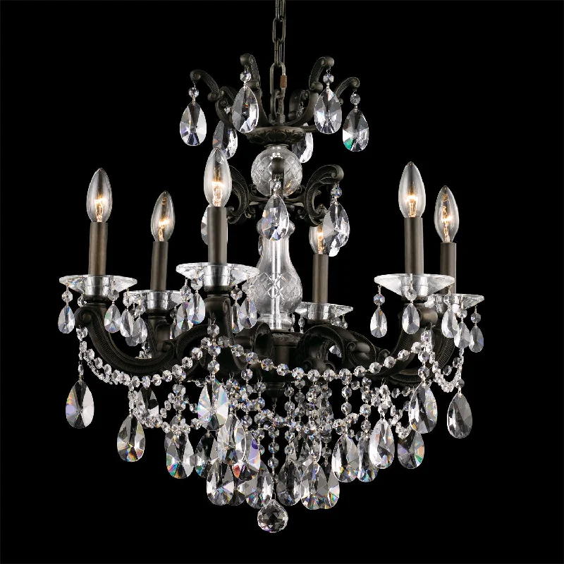 Chandeliers for Living Rooms to Create a Focal PointChandeliers for Living Rooms to Create a Focal PointCrystal Chandelier W:24 x H:27 Genuine Magnificent Crystal Prisms 6 Lights