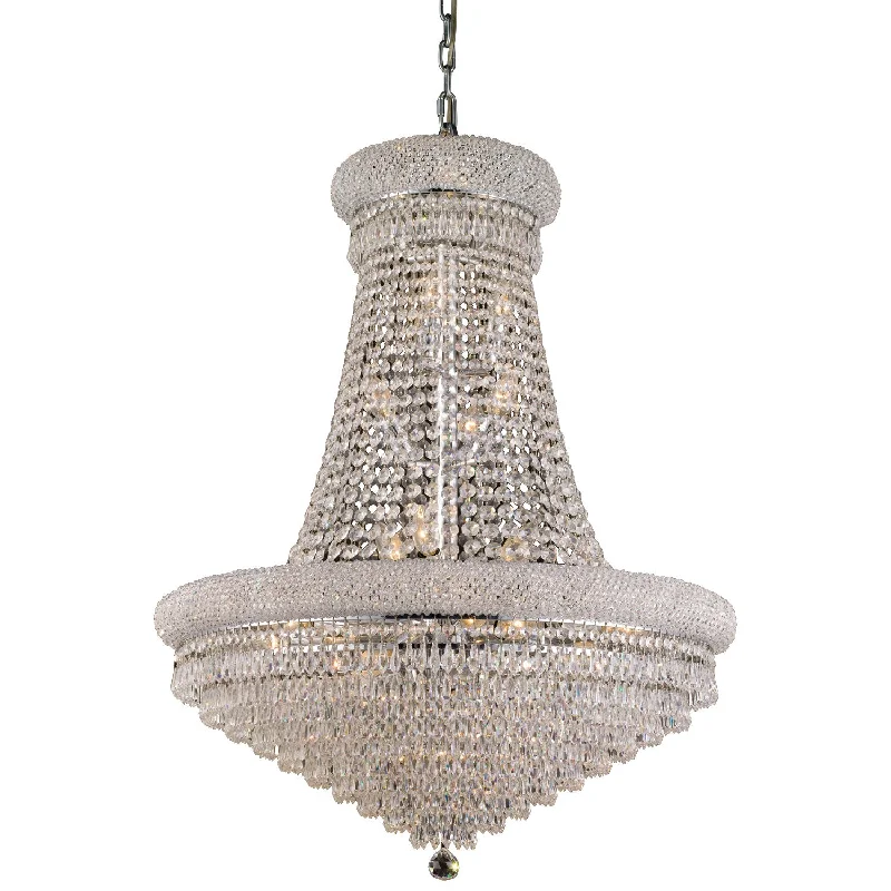 Chandeliers with Murano Glass for a High - End Artistic TouchChandeliers with Murano Glass for a High - End Artistic TouchCrystal Chandelier W:30 x H:42 Genuine Magnificent Crystal Prisms 30 Lights