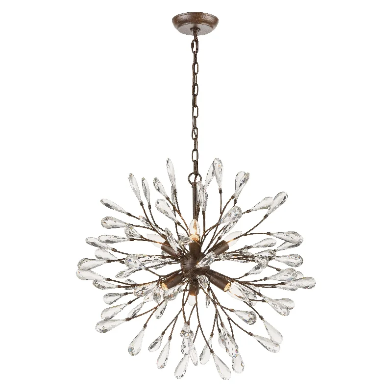 Chandeliers with Metal Frames in Black FinishChandeliers with Metal Frames in Black FinishCrislett 25" Wide 6-Light Chandelier Chandeliers with Metal Frames in Black FinishChandeliers with Metal Frames in Black FinishCrislett 25" Wide 6-Light Chandelier
