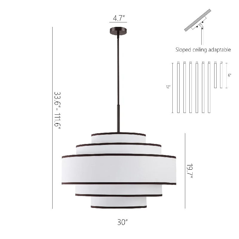 Mid - Century Modern Chandeliers for Vintage AppealMid - Century Modern Chandeliers for Vintage AppealGetLedel 30 in. 7-Light Dimmable Tiered Drum Chandelier Mid - Century Modern Chandeliers for Vintage AppealMid - Century Modern Chandeliers for Vintage AppealGetLedel 30 in. 7-Light Dimmable Tiered Drum Chandelier